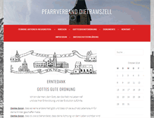 Tablet Screenshot of pfarrverband-dietramszell.de